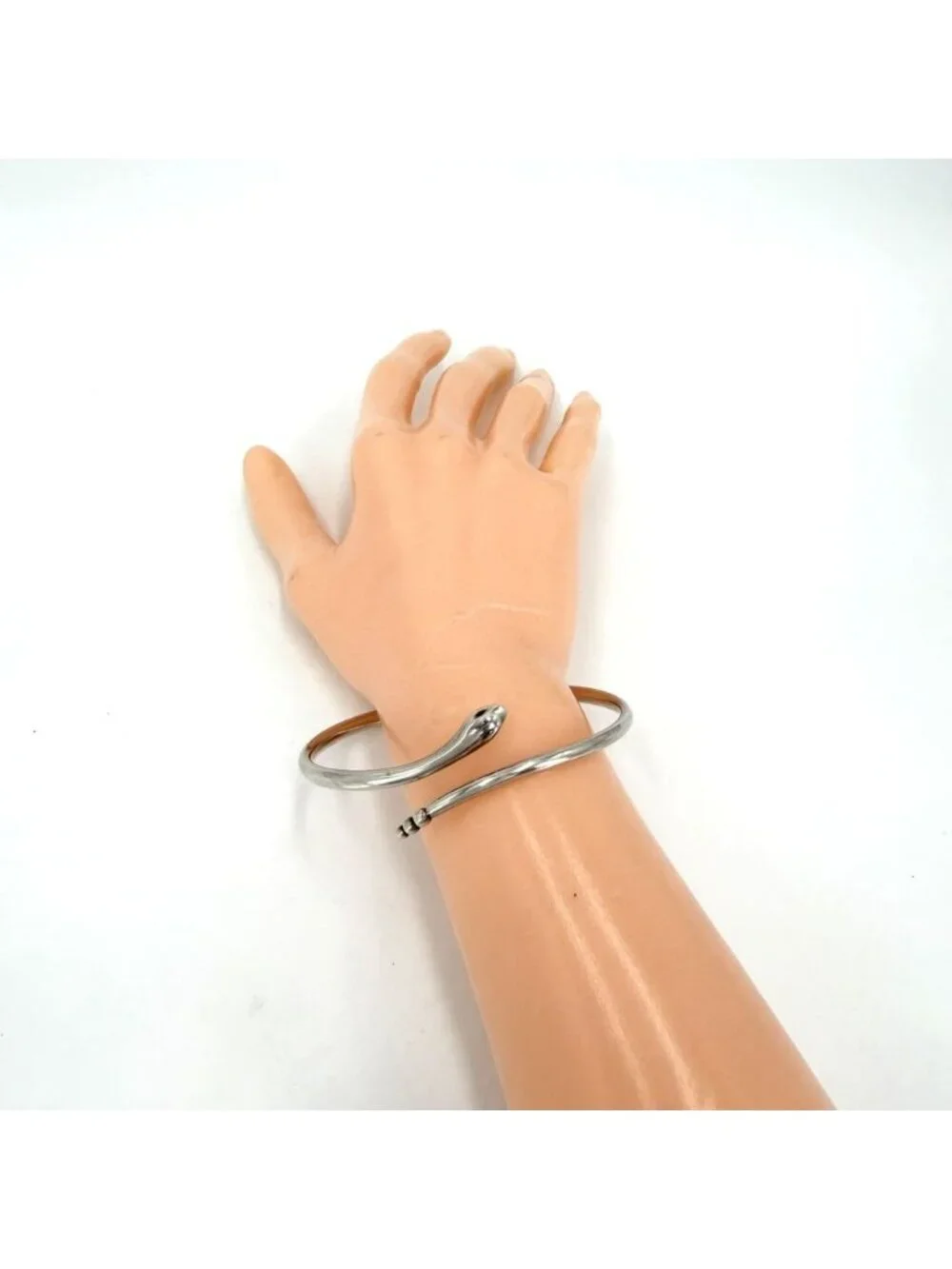 Tiffany & Co Bangle Snake Accessory Bracelet 925 Sterling Silver Vintage